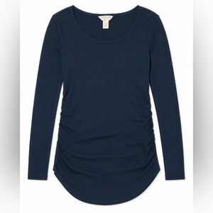 Three Seasons Maternity Dark Teal Long Sleeve Top